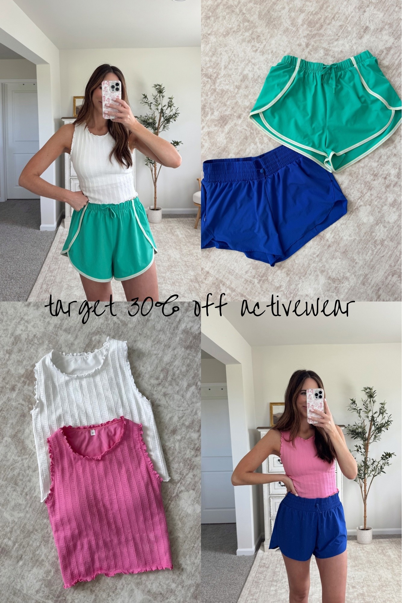 @Target activewear I love + on sale! The workout tank — I sized up to a L because I liked the fit better than my TTS M!

#LTKActive #LTKSaleAlert #LTKfitnessgoals