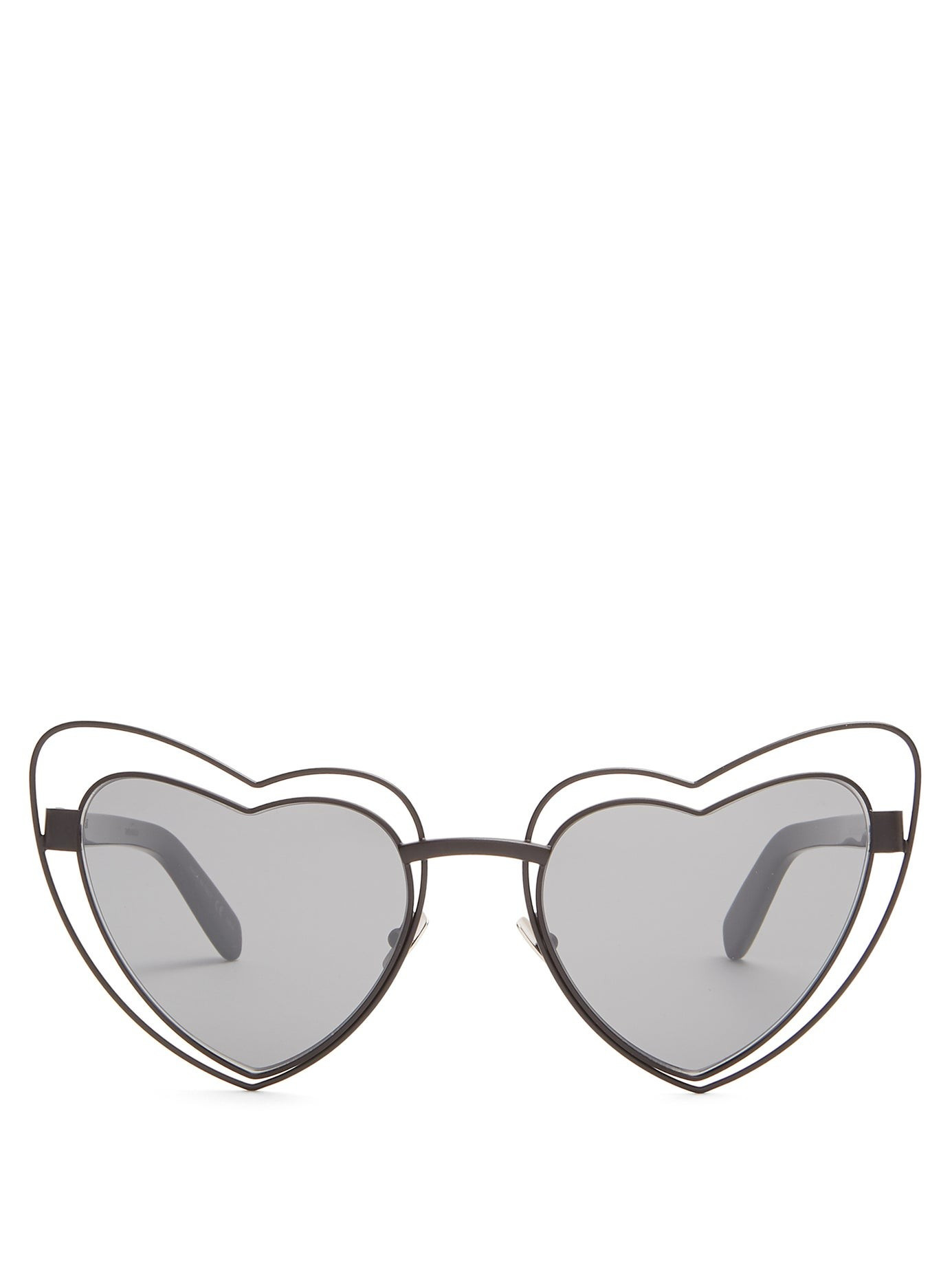 Loulou heart-shaped metal sunglasses | Matches (US)