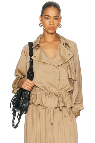 Isabel Marant Gwenola Jacket in Beige | FWRD 