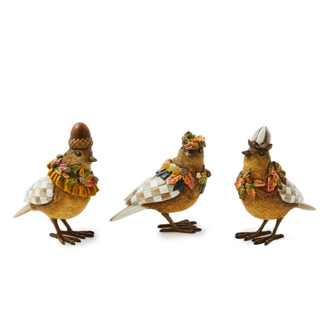 Autumnology Birds, Set of 3 | MacKenzie-Childs