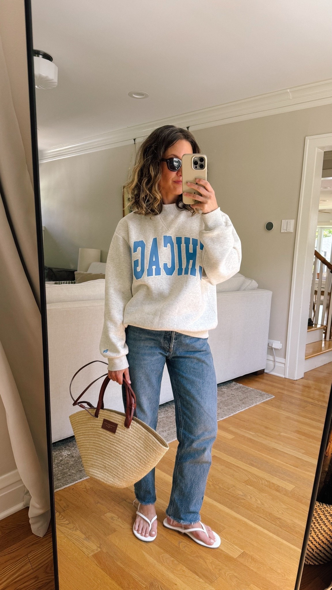 May Capsule Wardrobe // Day Thirteen

Alice & Wonder sweatshirt, S, TTS for an oversized fit. Agolde denim, 25, TTS for a relaxed fit. Amazon sandals. Sèzane bag. Quince sunglasses.

#LTKOver40 #LTKmomlife #LTKootd