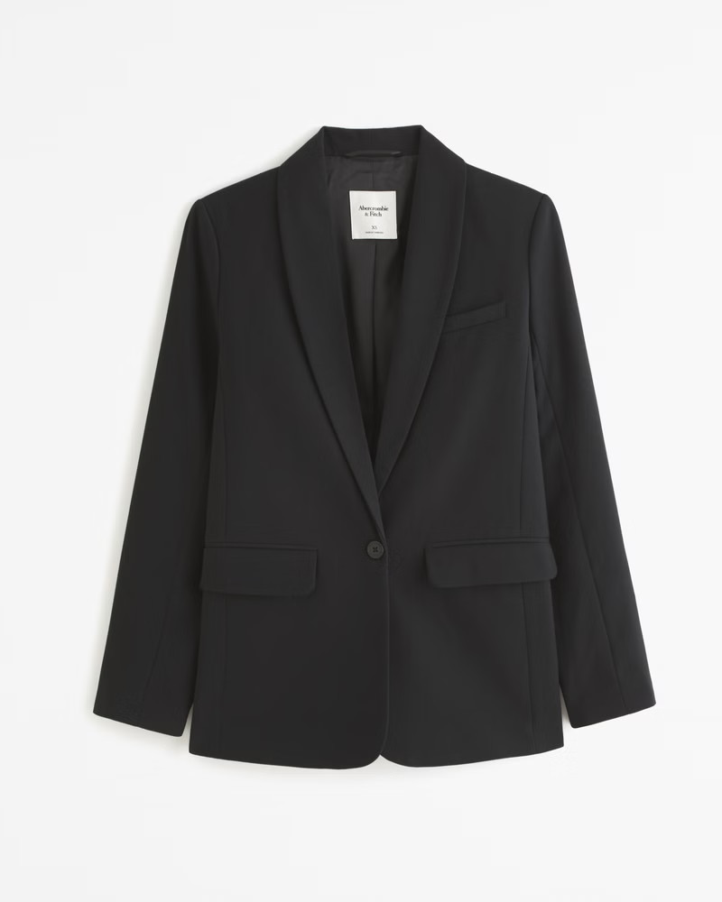 Women's Midweight Classic Blazer | Women's Coats & Jackets | Abercrombie.com | Abercrombie & Fitch (US)