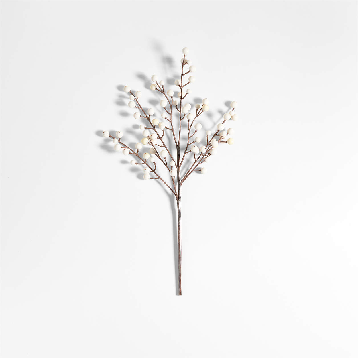 White Berry Christmas Tree Pick + Reviews | Crate & Barrel | Crate & Barrel