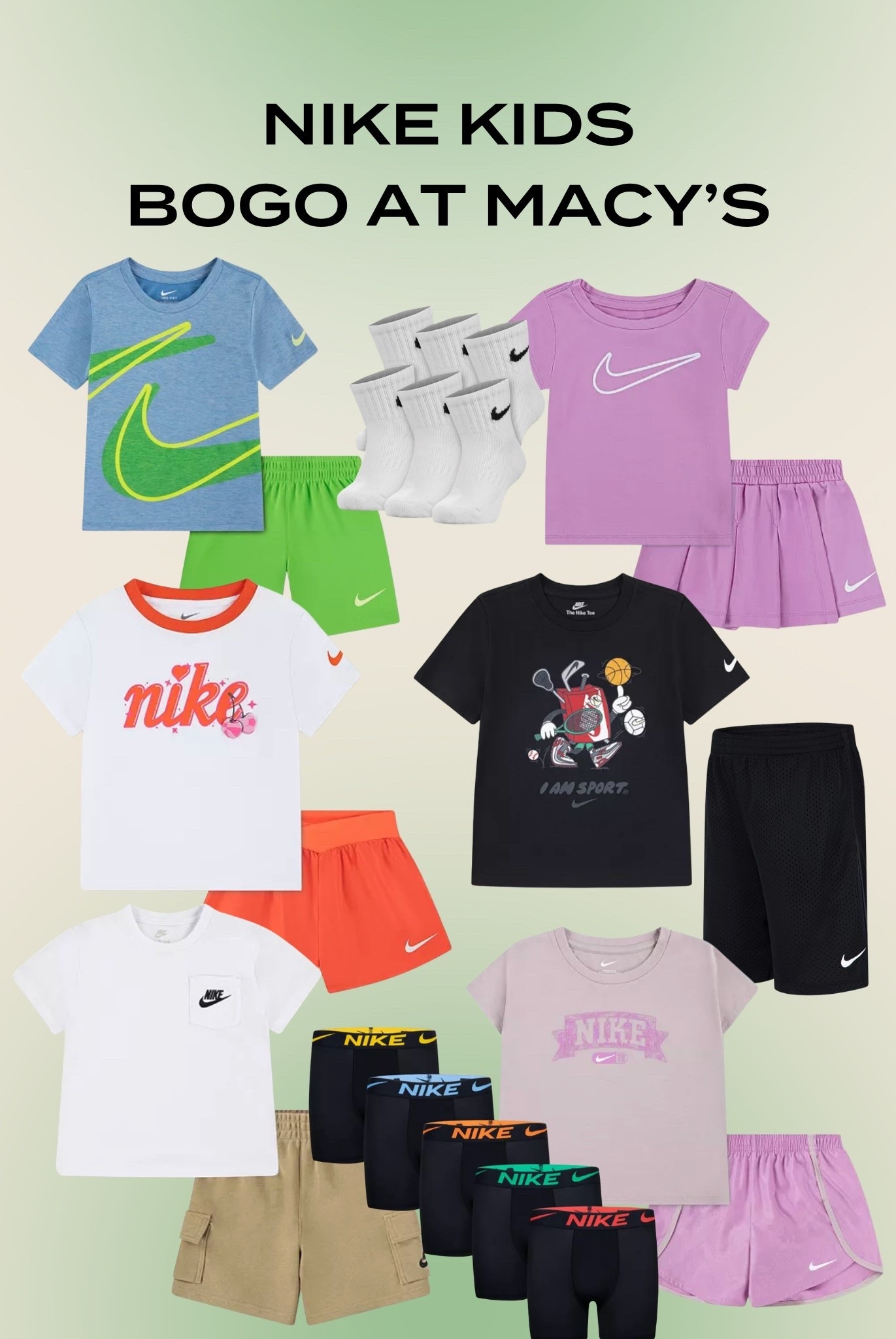 TODAY ONLY buy one get one free on select Nike kids items!

#LTKSaleAlert #LTKKids #LTKmomlife
