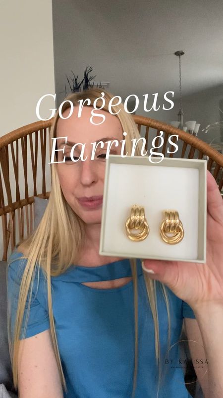 Gorgeous and lightweight earrings 
❤️ great gift idea 

#LTKFindsUnder50 #LTKGiftGuide #LTKVideo