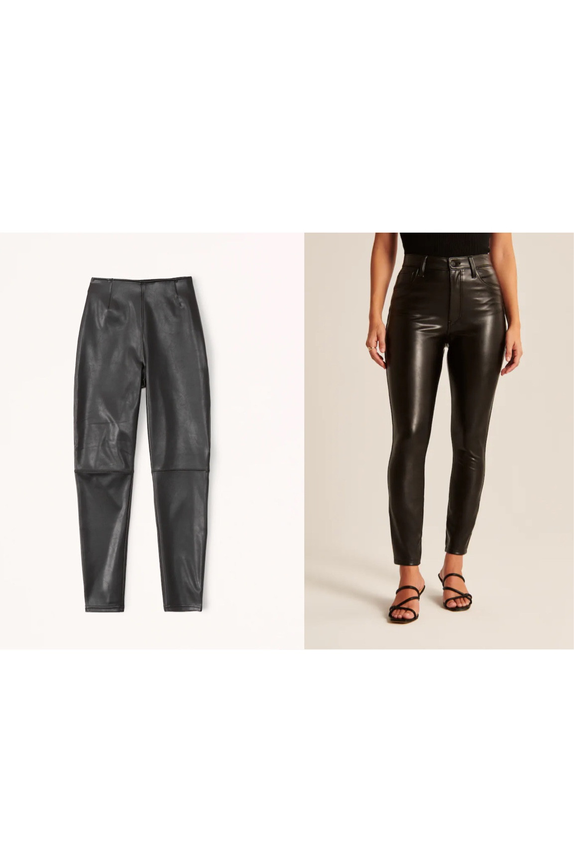Vegan leather pants and leggings on sale at Abercrombie for cyber week! Use code CYBERAF for an additional 15% off!

#LTKCyberweek #LTKsalealert #LTKunder100
