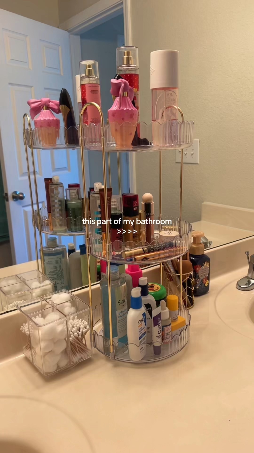 Bathroom organizer for perfume/makeup/skincare 

#LTKFindsUnder50 #LTKHome #LTKBeauty