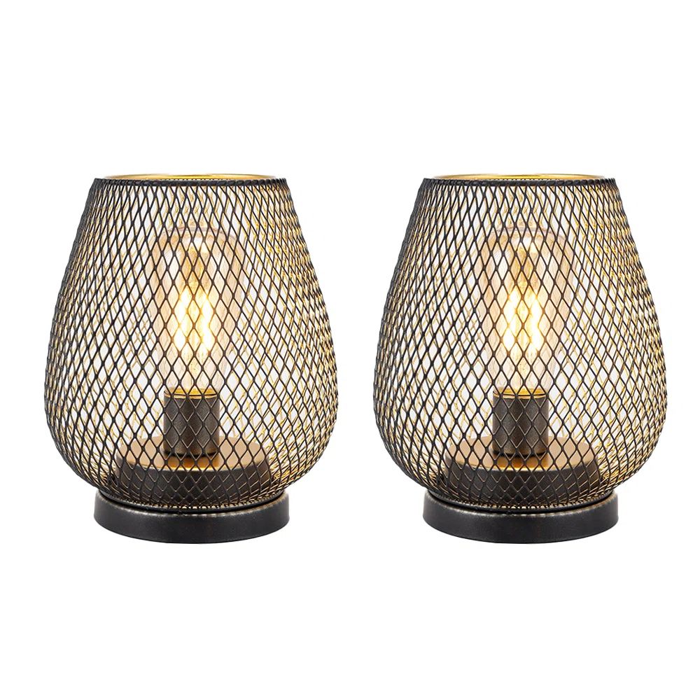 6.7" Battery Powered Outdoor Table Lamp (Set of 2) | Wayfair North America