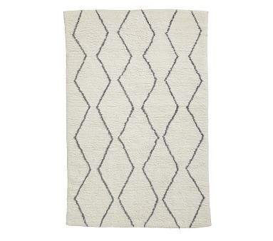 Machine Washable west elm x pbk Baby Souk Wool Rug | Pottery Barn Kids