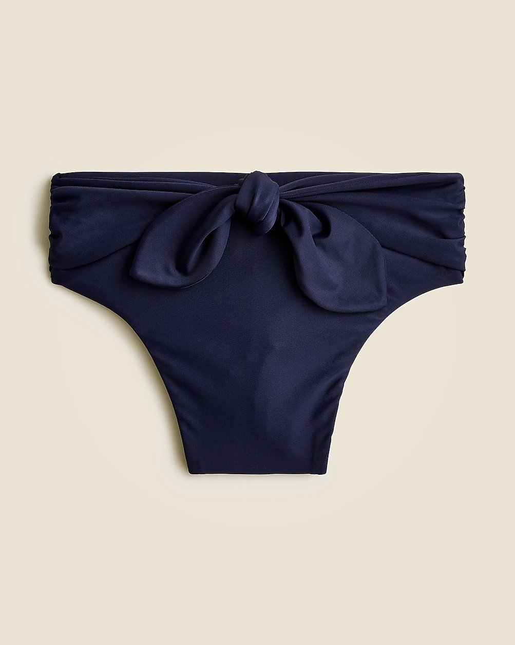 Tie high-rise bikini bottom | J. Crew US