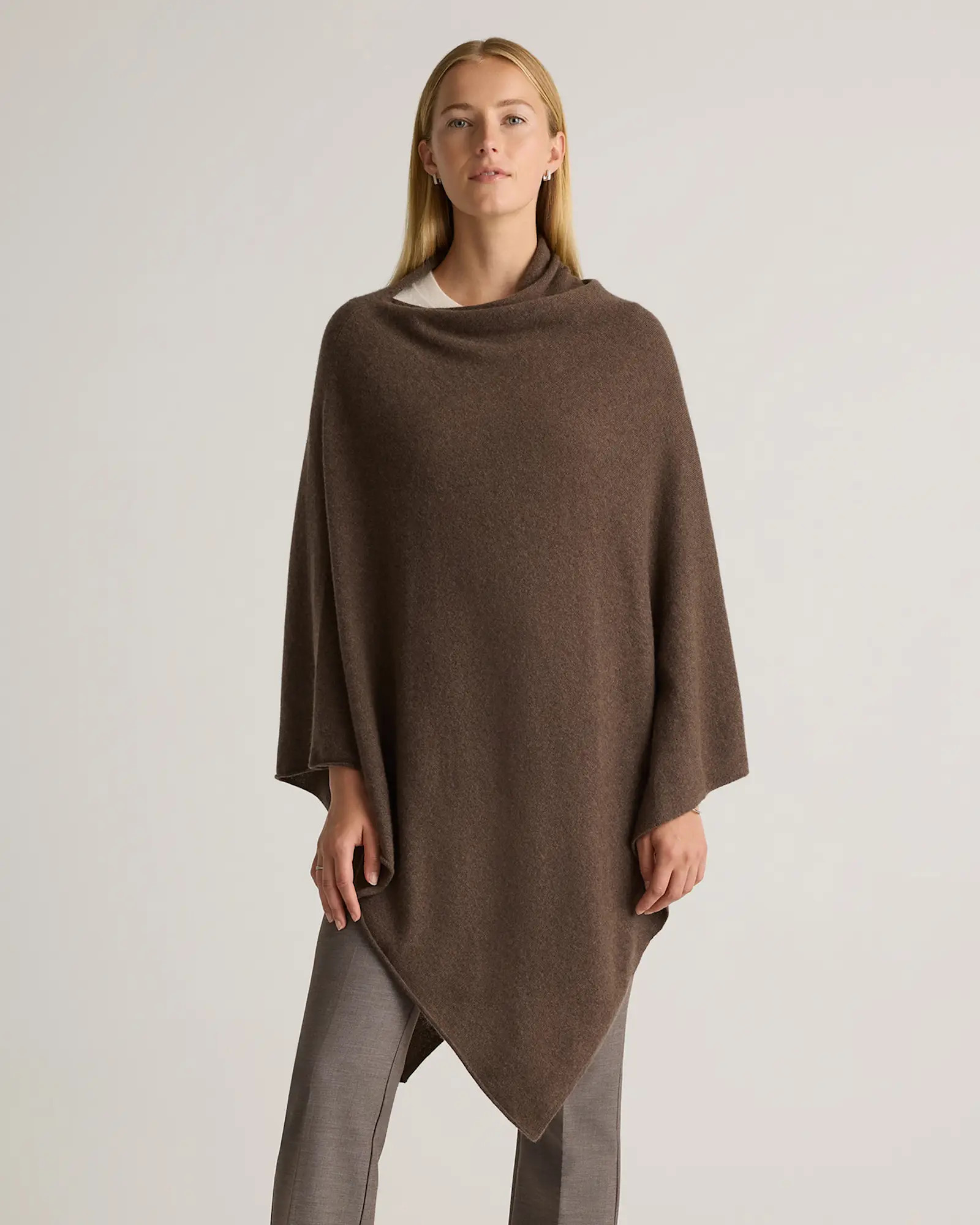 Mongolian Cashmere Poncho | Quince