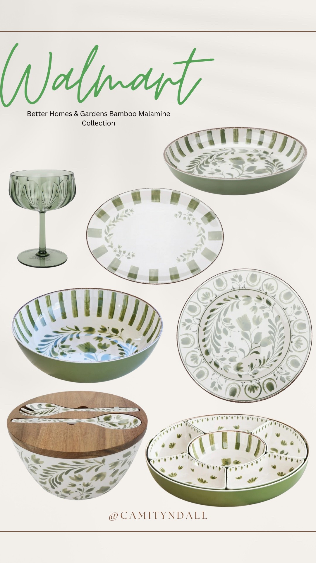 Walmart Better Homes & Gardens Bamboo Melamine Collection 
#walmart #dinnerware 

#LTKFindsUnder50 #LTKHome