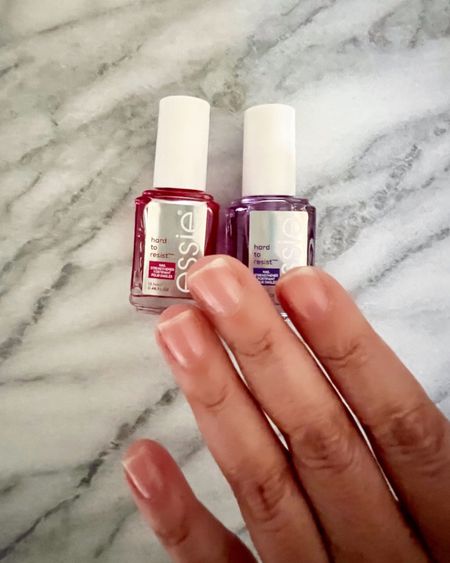 Essie Hard to Resist mail strengthens that give your nails a little violet or glowy tint.

#LTKfindsunder50 #LTKstyletip #LTKbeauty