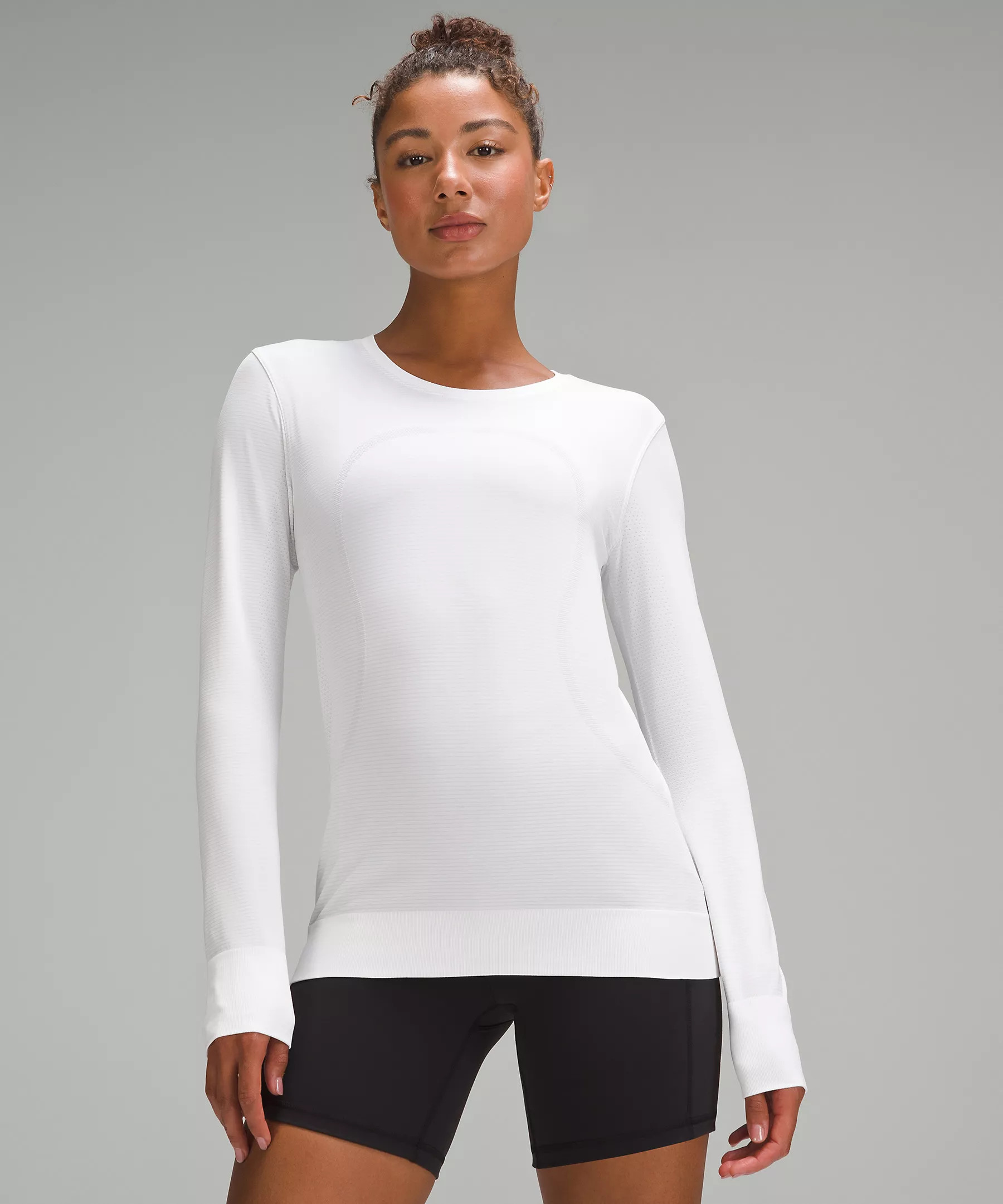 Swiftly Relaxed Long-Sleeve Shirt *Hip Length | Women's Long Sleeve Shirts | lululemon | Lululemon (US)