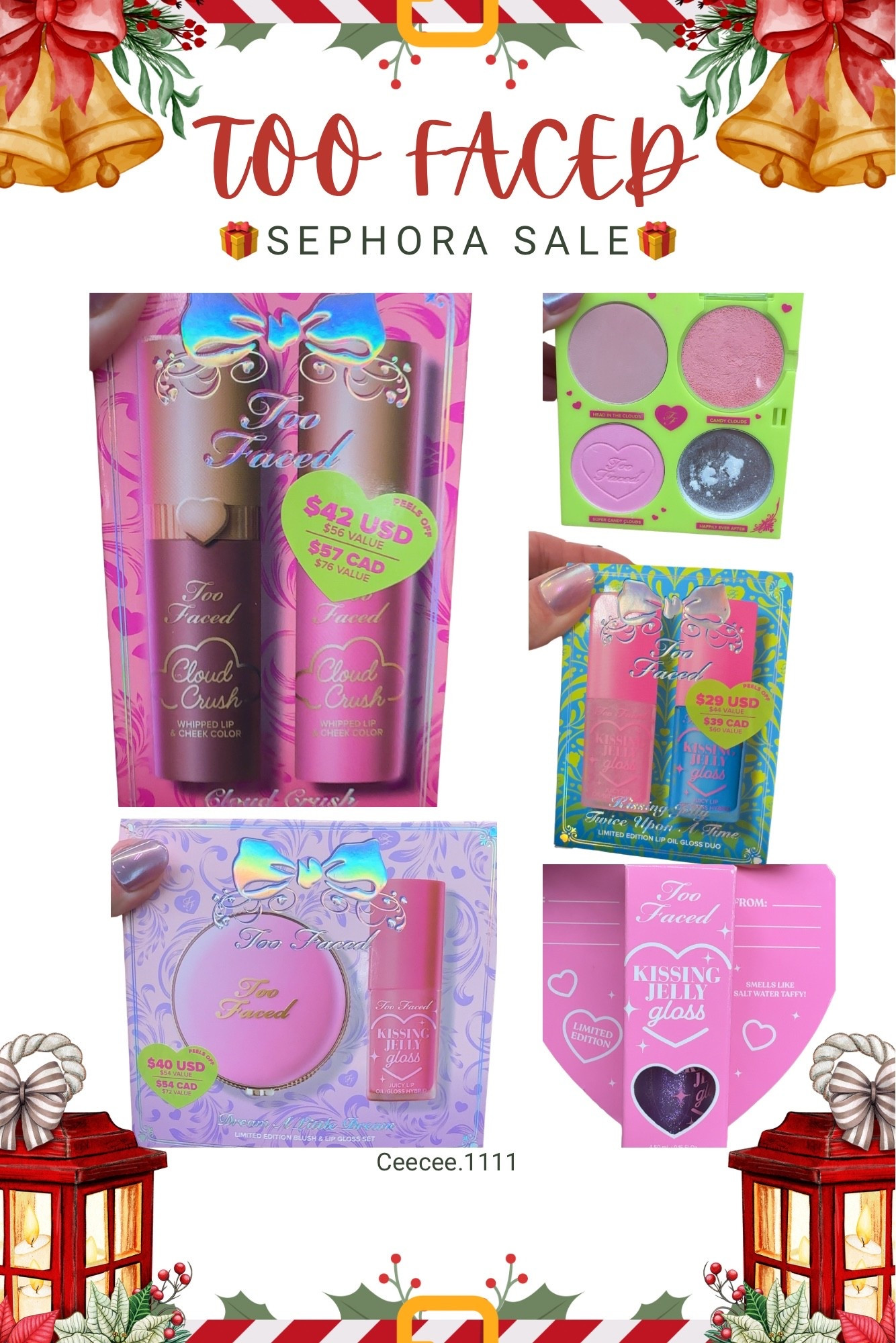 Take an additional 20% off on Too Faced must haves!! Just in time for Christmas 🎄🎁 perfect gifts for the makeup lover! 💄

Too faced 
Makeup 
Blush 
Lip oil
Sephora 
Sephora sale 

#LTKBeauty #LTKGiftGuide #LTKSaleAlert