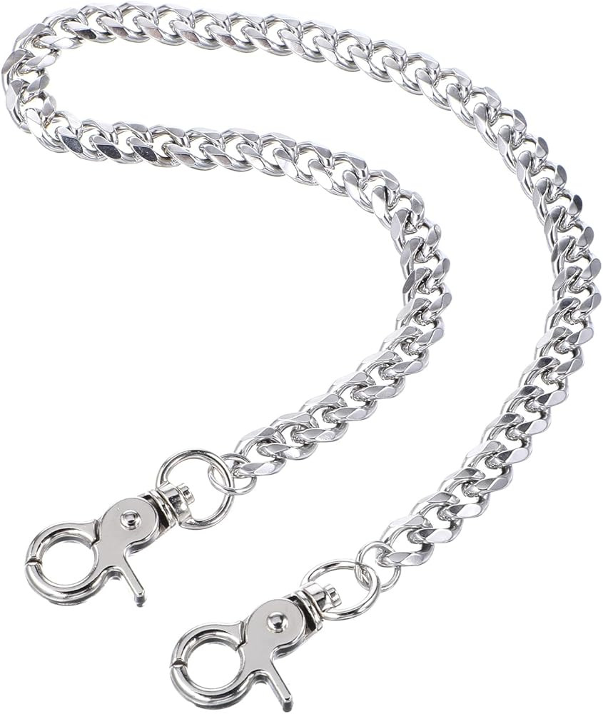 Wallet Chains for Men, Heavy-Duty Punk Waist Chain, 19.68 Inch Silver Key Chain with Lobster Clas... | Amazon (US)