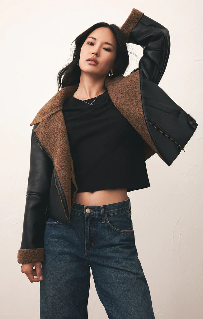 Ace Faux Leather Moto Jacket | Z Supply