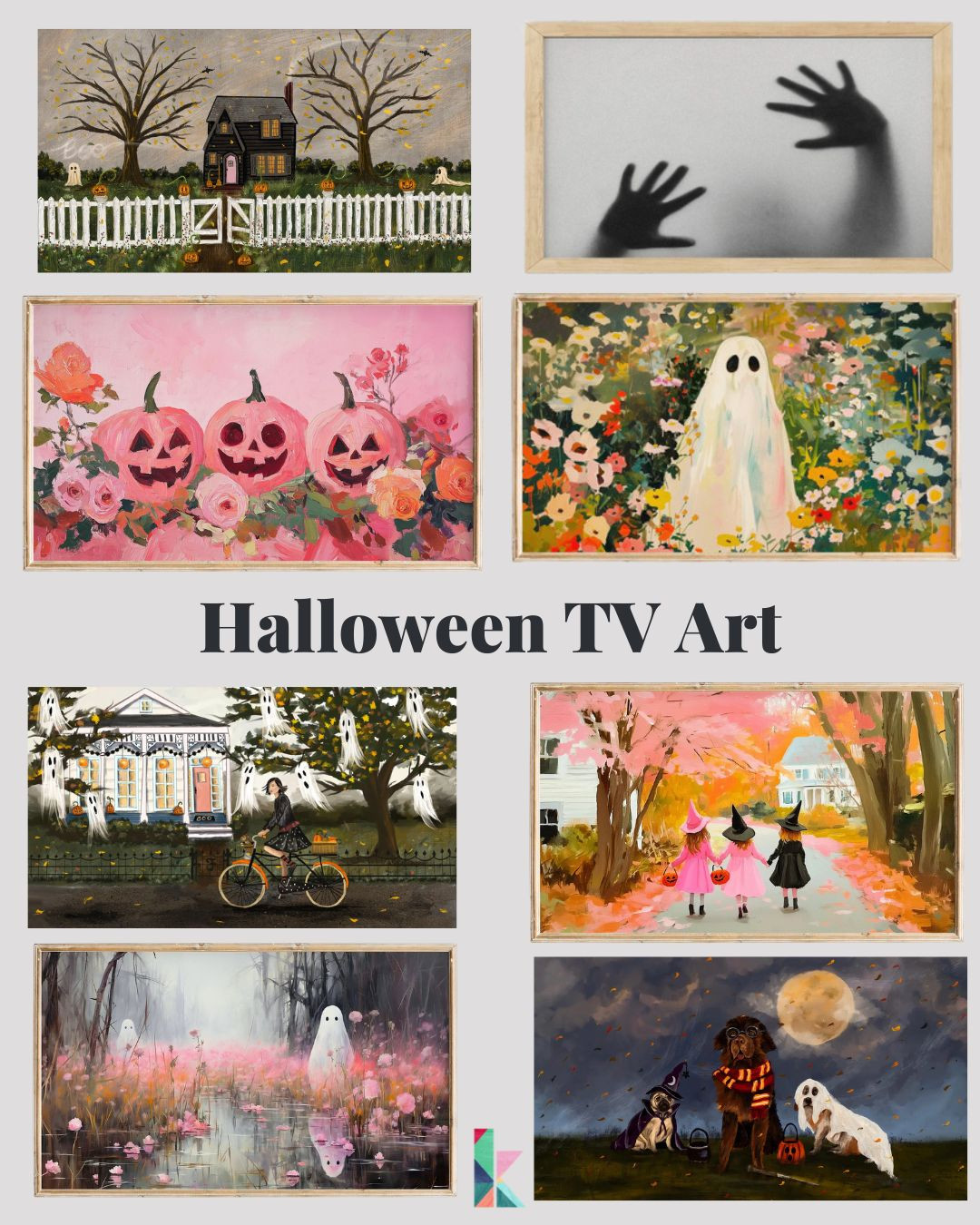 Adding digital Halloween art to your TV is as easy and painless as Halloween decorating gets, lol. Here are some of my favorites, including lots of colorful options.  

 #LTKHalloween #LTKSeasonal #LTKHome