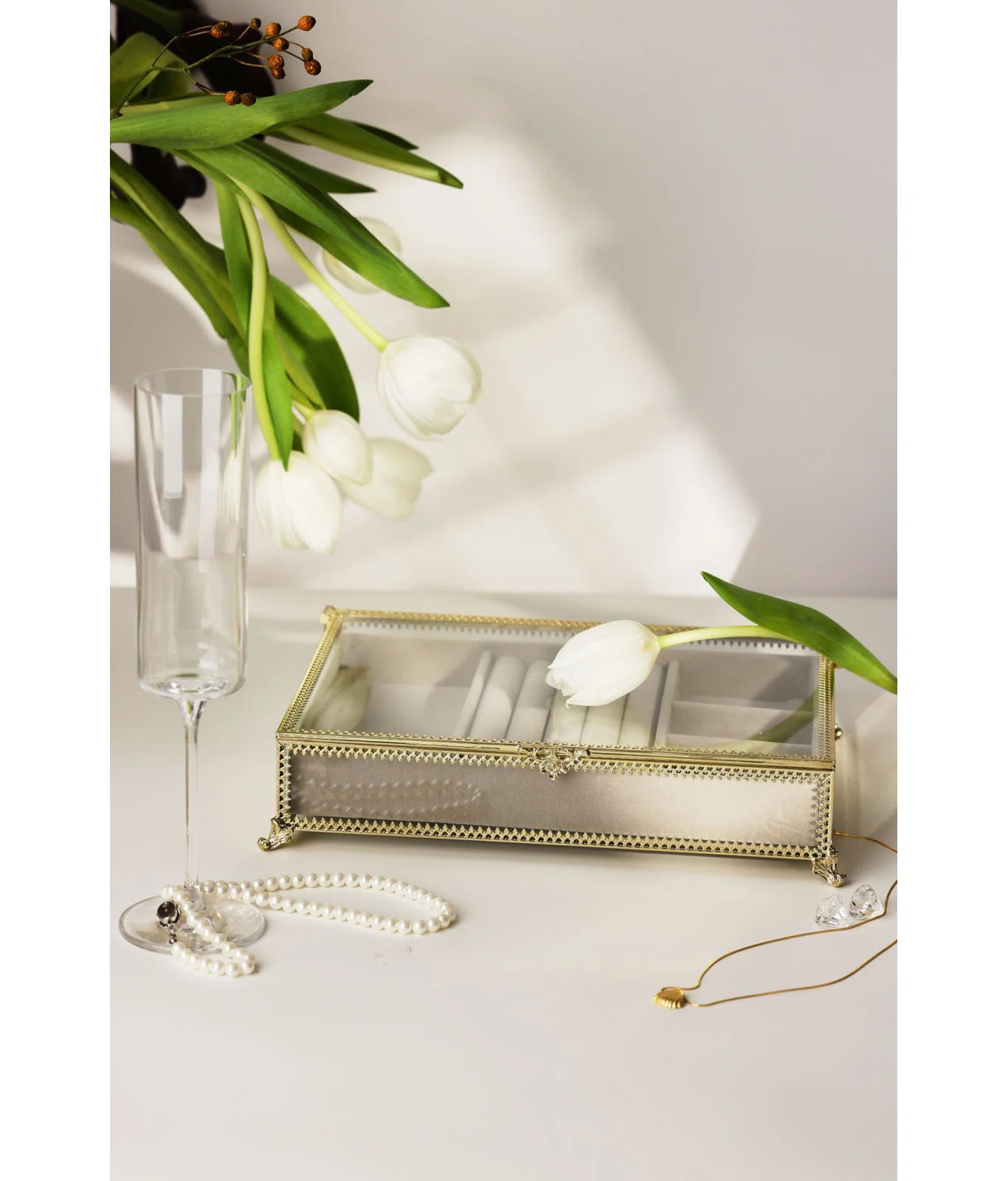 House of Hampton® Glass Jewelry Box | Wayfair | Wayfair North America