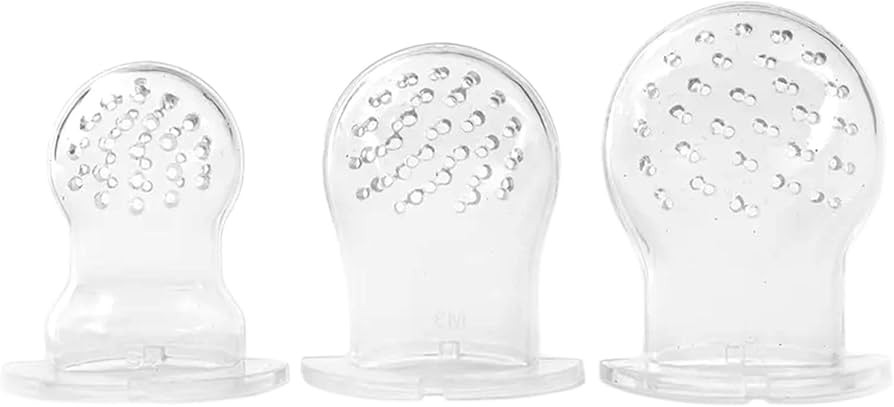 Extra Feeder Tops, Versatile Sizes for Any Occasion - Soothing Silicone Frozen Baby Food Teething... | Amazon (US)