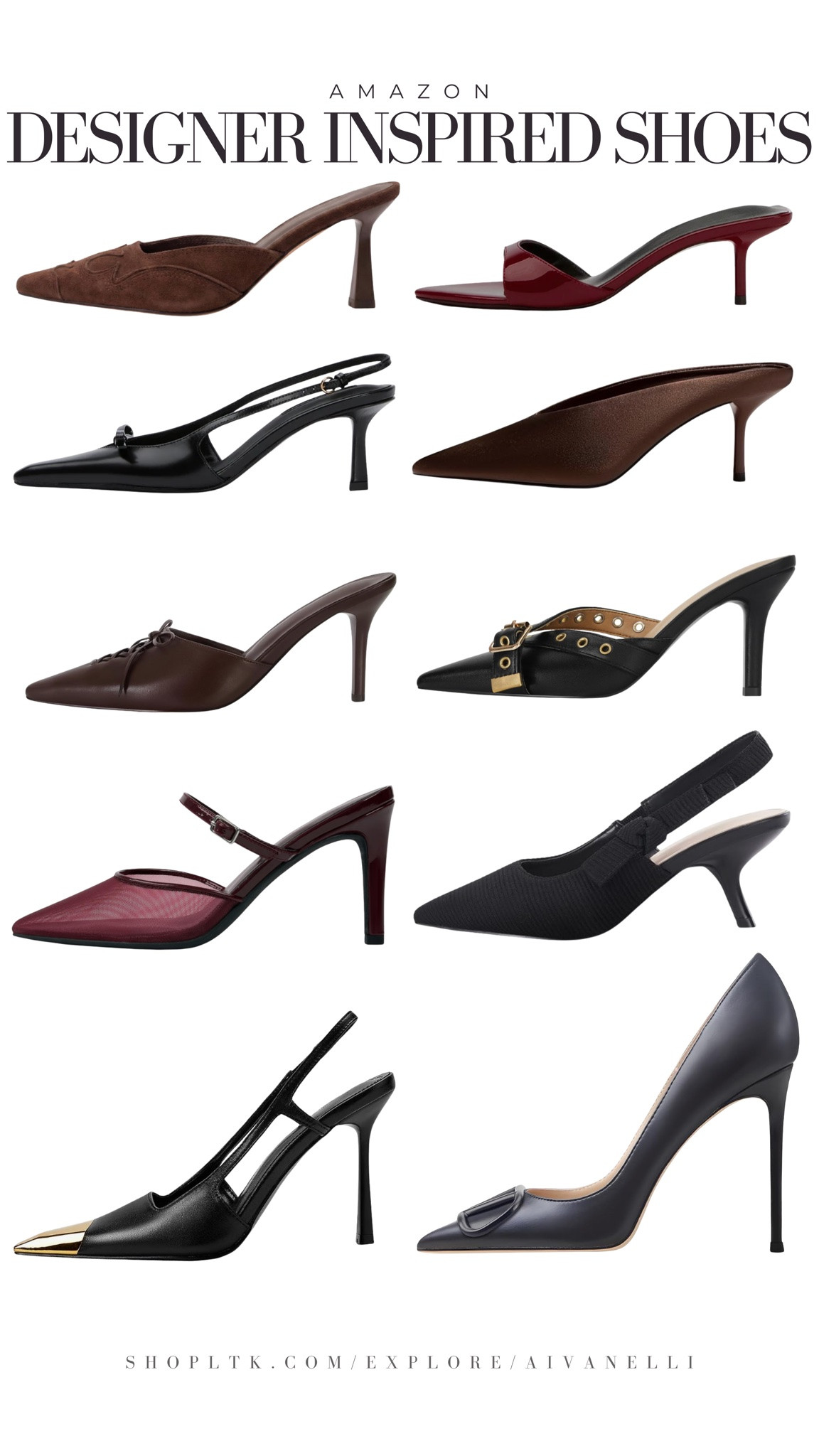 Amazon designer inspired heels

Women’s designer inspired heels Affordable luxury footwear Chic stiletto pumps Elegant pointed toe shoes Trendy kitten heels High end fashion dupes Classic slingback pumps Sophisticated evening footwear Designer look for less Stylish strappy sandals

#LTKSeasonal #LTKSaleAlert