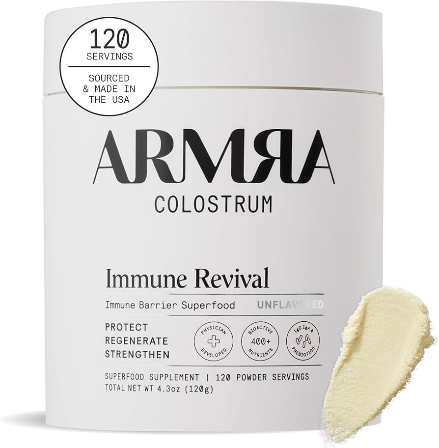 ARMRA Colostrum™ Premium Powder, Grass Fed, Gut Health Bloating Immunity Skin & Hair, Contains ... | Amazon (US)