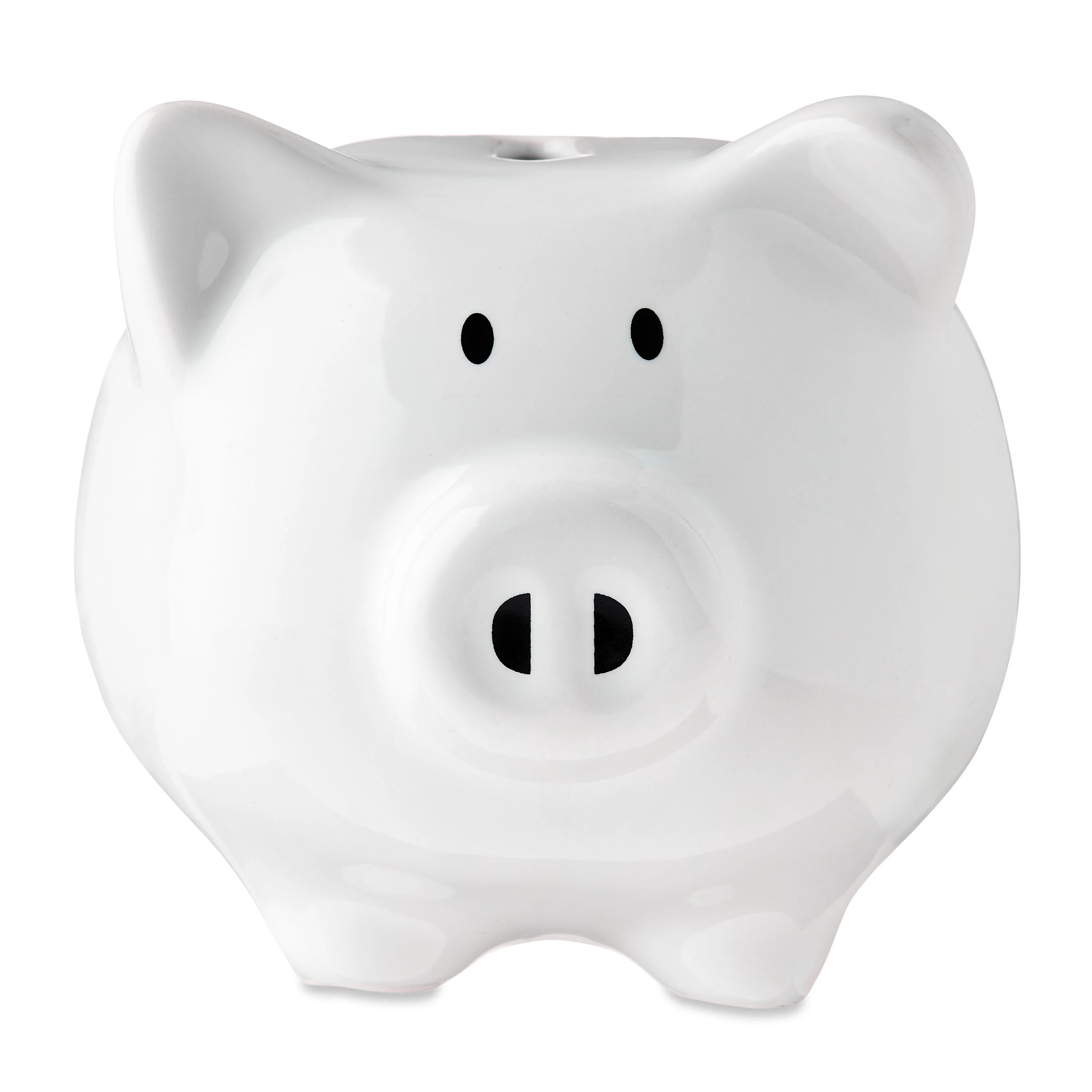 White Ceramic Piggy Bank, by Way To Celebrate - Walmart.com | Walmart (US)