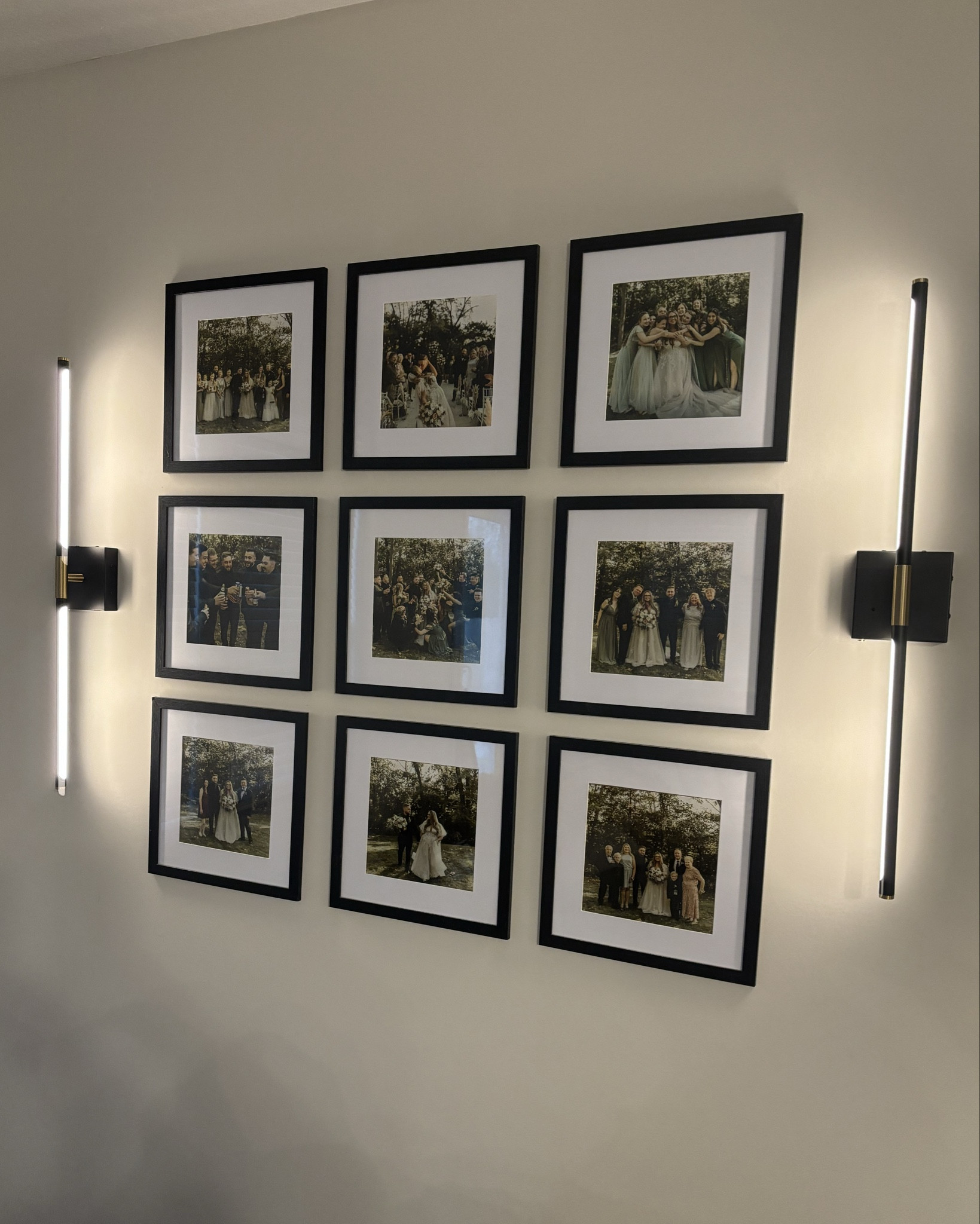 Loving the warmth and brightness these gallery wall lights add to our dark corner! We got the black ones with gold accents and they’re so cute. They come with remotes for easy turn on/off! 

#LTKHoliday #LTKxPrimeDay #LTKOver40