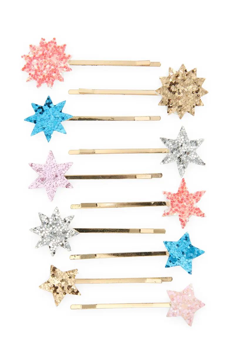 Meri Meri Kids' Star Assorted 10-Pack Hair Pins | Nordstrom | Nordstrom