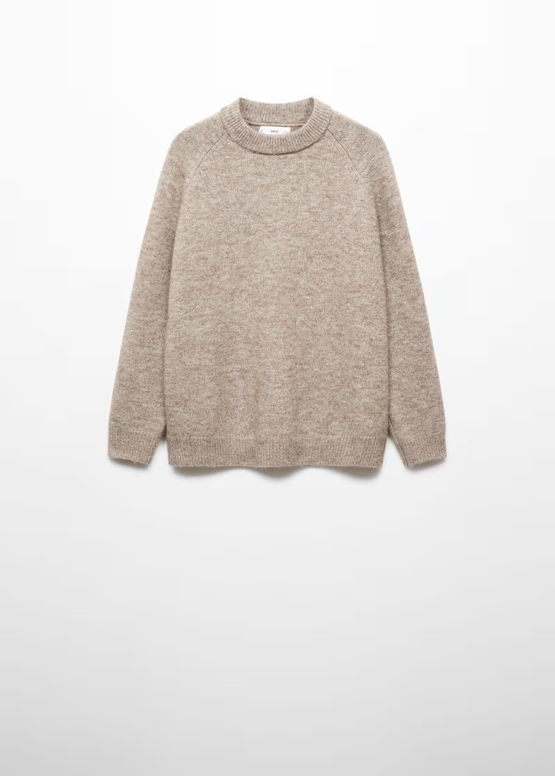 Round neck sweater -  Women | Mango USA | MANGO (US)