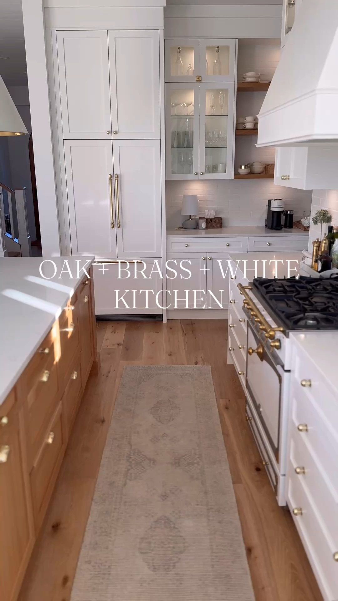 Oak + Brass + White Kitchen (♾️ a favorite combo ) 

#LTKsale #LTKhome #LTKcanada