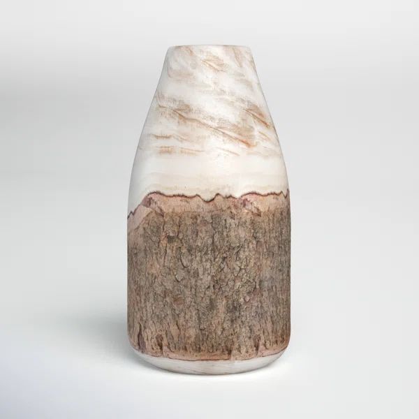Francesca Wood Table Vase | Wayfair North America