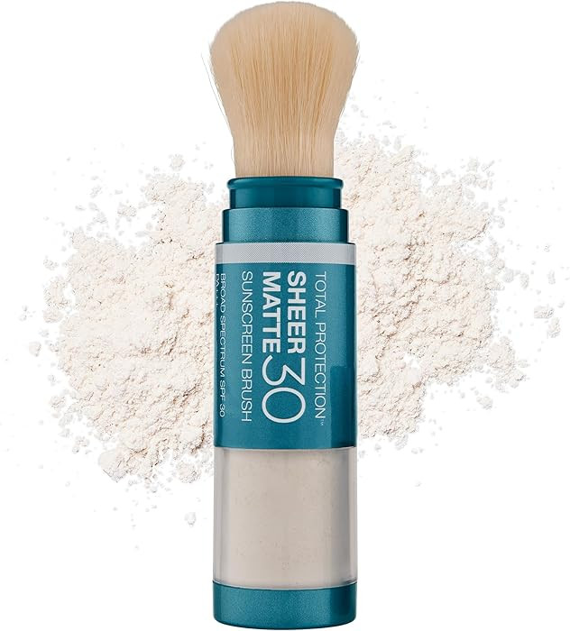 Colorescience Total Protection Sheer Matte SPF 30 Sunscreen Brush For Acne-Prone and Oily Skin, U... | Amazon (US)