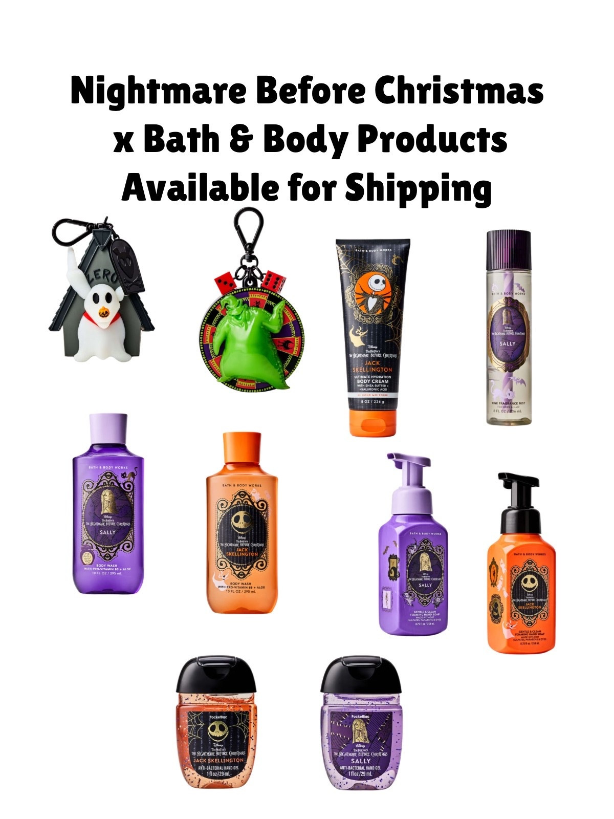 Here’s what’s currently available for shipping from the Bath & Body Works Nightmare Before Christmas drop, including the Zero and Oogie Boogie pocket bac holders!

#LTKSeasonal #LTKHome