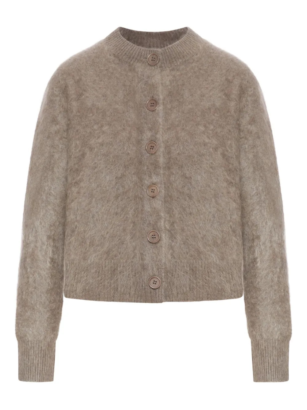 Lisa Yang Brushed Cashmere Cardigan | Neutrals | FARFETCH UK | Farfetch Global