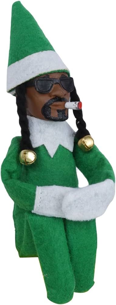 ariarly Christmas Elf Doll Decoration,Handmade Elf Doll, Hip Hop Doll Christmas Ornaments Plush D... | Amazon (US)