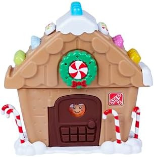 Step2 My First Gingerbread House, Kids Interactive Christmas Holiday Toy, Lights Up and Plays Mus... | Amazon (US)