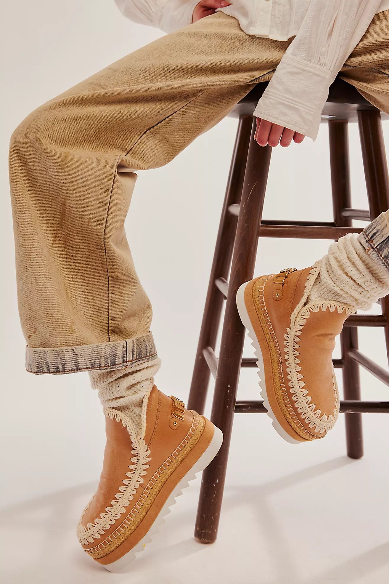 Mou Jaws Jute Ankle Boots | Free People (Global - UK&FR Excluded)