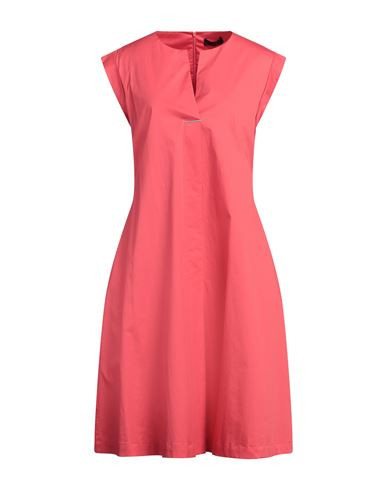 Peserico Woman Midi dress Coral Size 2 Cotton, Elastane | YOOX (US)