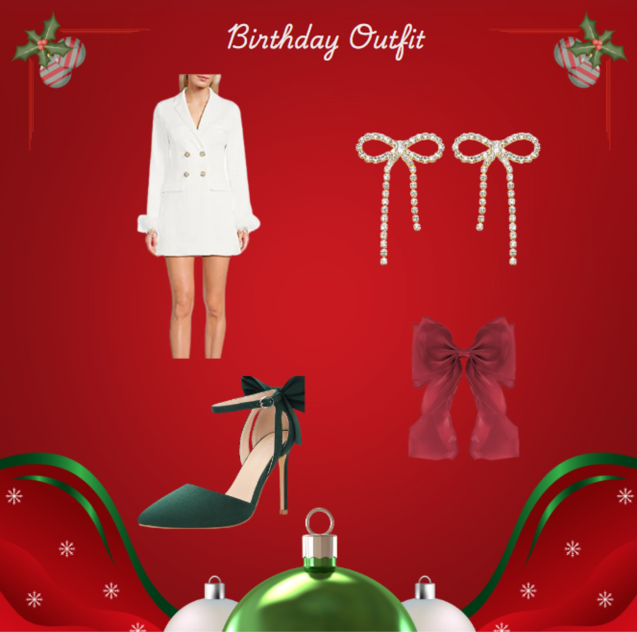 Christmas outfit birthday outfit dress mini dress blazer heels amazon fashion hair accessories bows bow earrings Christmas fit dresses feathers dillards amazon prime holidays

#LTKSeasonal #LTKHoliday #LTKShoeCrush