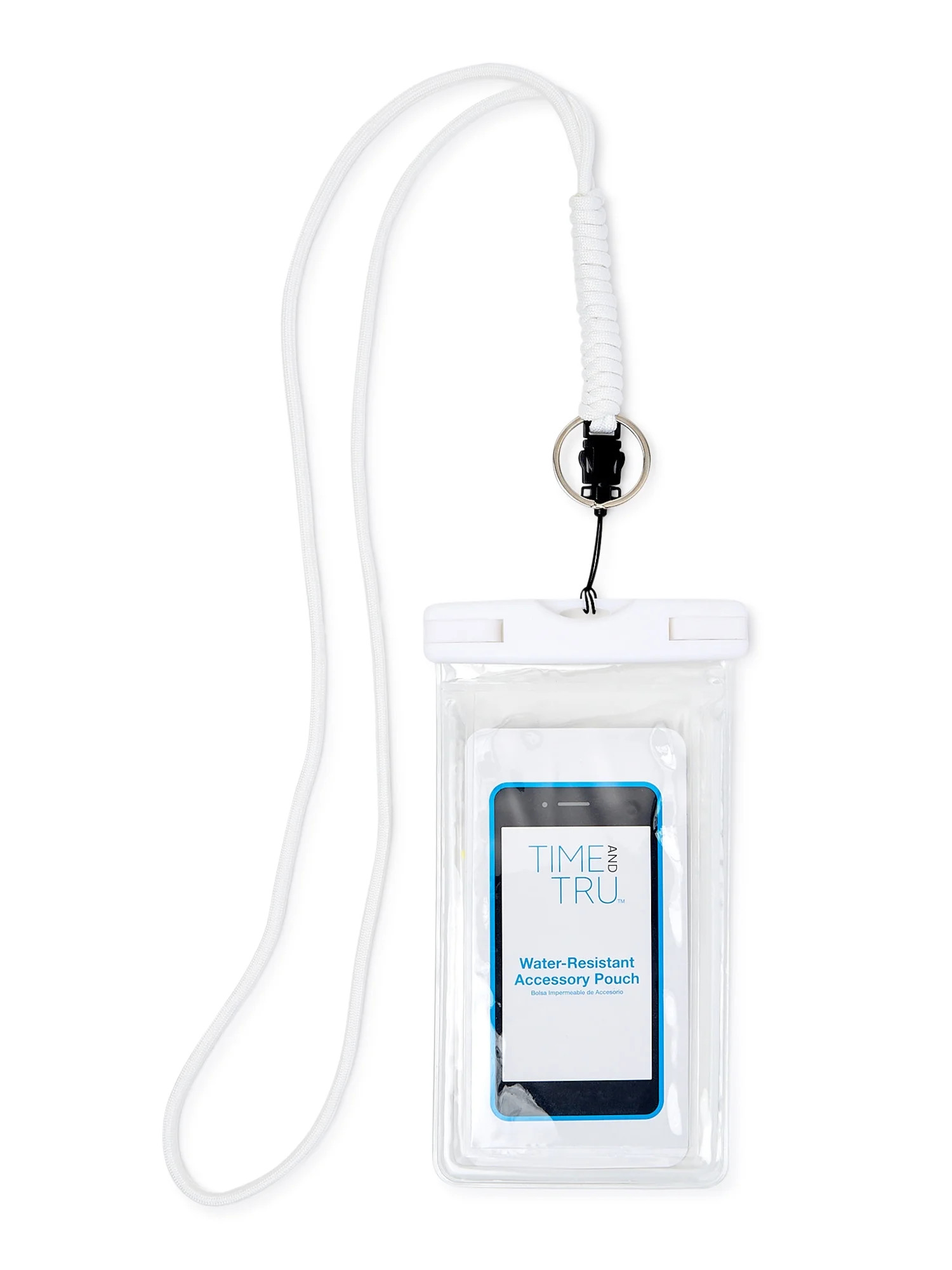 Time and Tru Women's Women’s Water Resistant Phone Pouch White | Walmart (US)