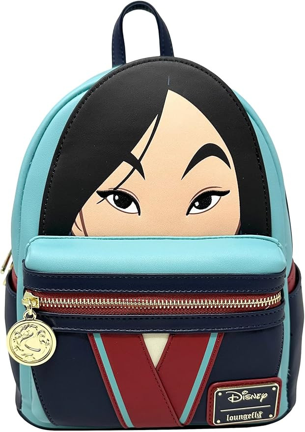Loungefly Disney Mulan Cosplay Womens Double Strap Shoulder Bag Purse | Amazon (US)