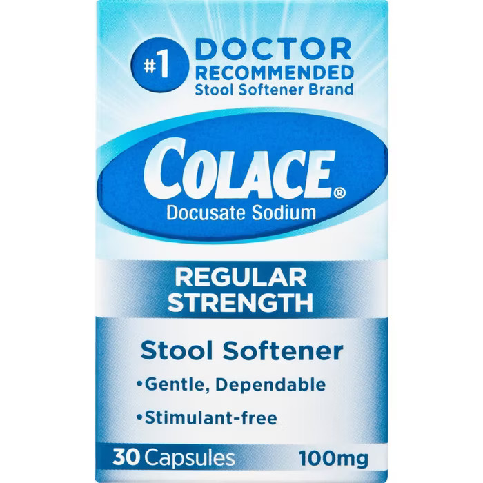 Colace Regular Strength Stool Softener 30ct | Target