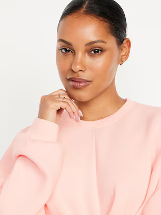 Bounce Fleece Twist-Front Top | Old Navy (US)