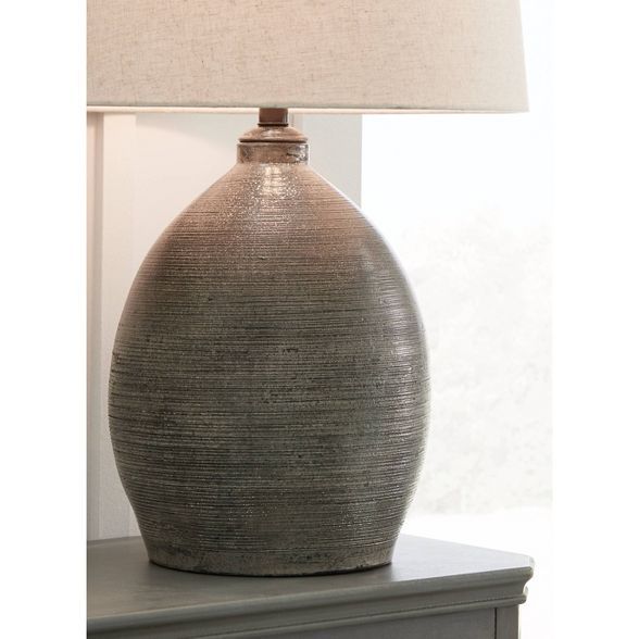 Joyelle Table Lamp Gray - Signature Design by Ashley | Target