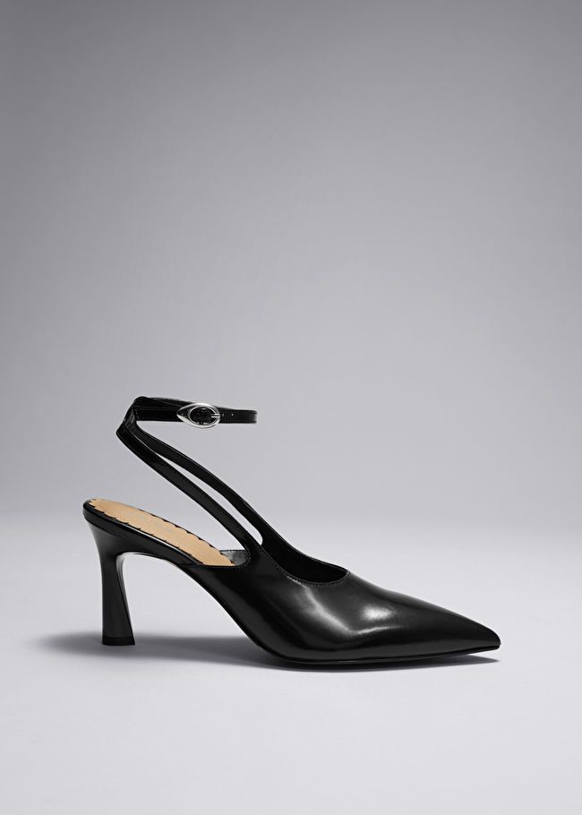 Pointy Slingback Leather Pumps | & Other Stories (EU + UK)