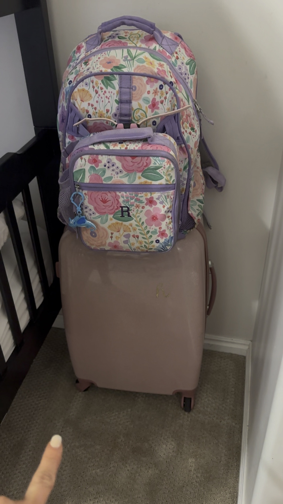 Rolling backpack pottery discount barn