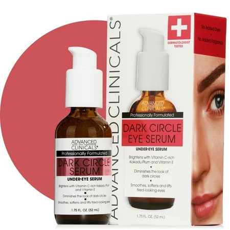 Advanced Clinicals Dark Circle Under Eye Face Serum. 1.75 fl oz | Walmart (US)