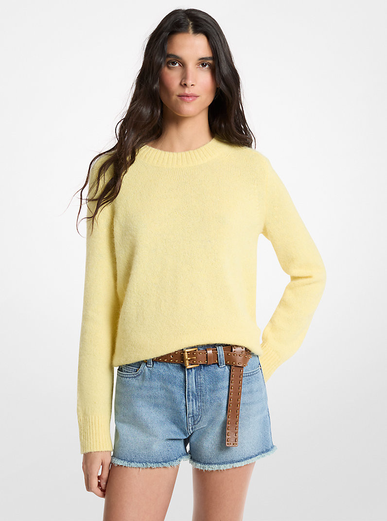 Nylon and Alpaca Blend Sweater | Michael Kors US