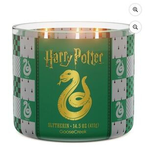 Harry Potter Slytherin 3 Wick Candle by Goose Creek NWT | Poshmark